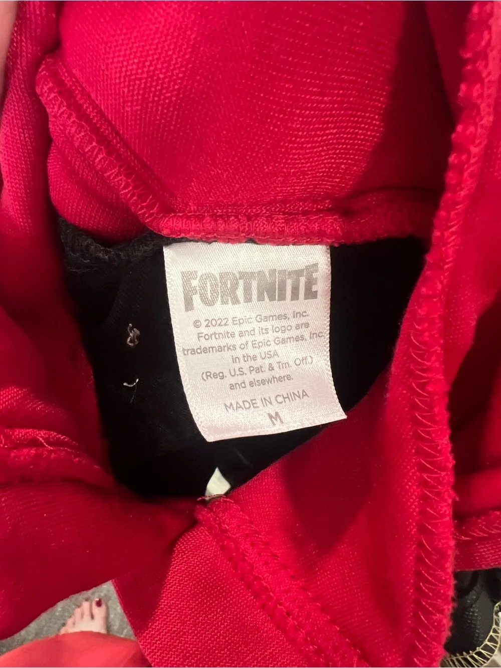 Spirit Halloween Fortnite Drift Costume Youth Medium (8-10) Complete Set